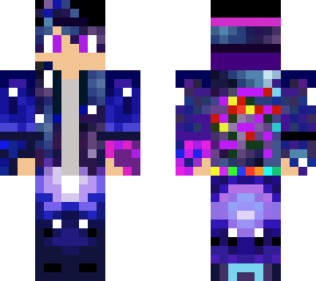 rainbow galaxy skin