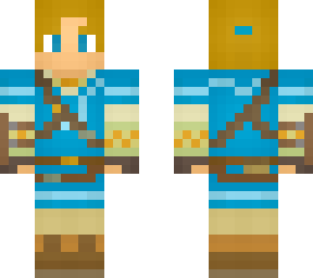 v1.1 link (breath of the wild) - the legend of zelda - by wolf40013
