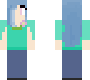 blue girl