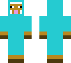 blue sheep person