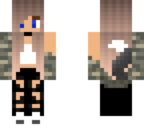 camo wolf girl