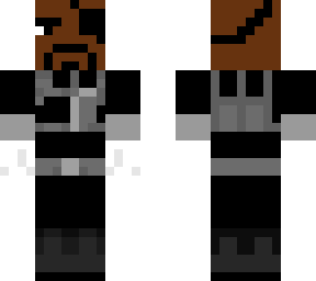 nick fury w/ airpods oc