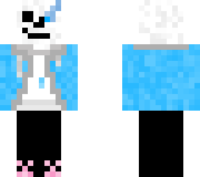 omg the real sans undertale in minecraft omgnefrnifrednfuisqj