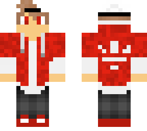 Red Teen Boy | Minecraft Skin