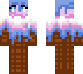 trans flag ice cream, sending love to all people who are trans