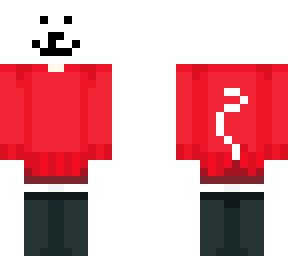 white cat red sweater