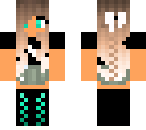 white teal girl
