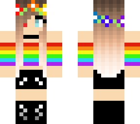 cute rainbow vampire