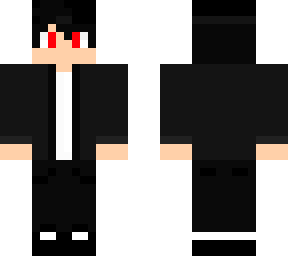 emo boi with red eyes