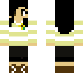 girl in stipes