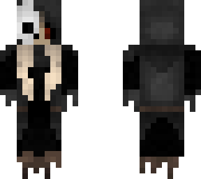 Half Skull Girl Minecraft Skins