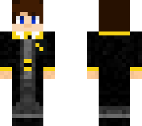 hufflepuff boy brown hair blue eyes