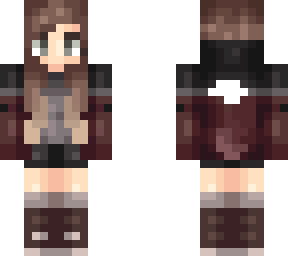 maroon wolf girl