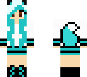 panda blue girl