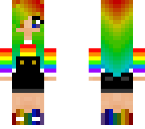 rainbow girl