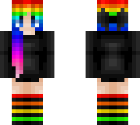 rainbow girl