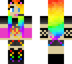 rainbow girl