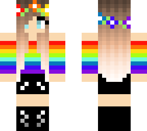 rainbow pride girl