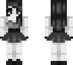 black and white