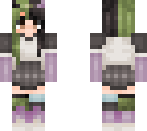 Kawaii Horns Devil Green Purple Black Blue White Cute Aesthetic