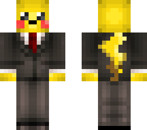 pikachu in a suit
