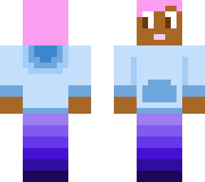 pink purple and blue