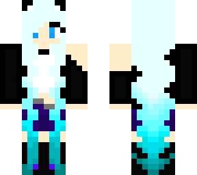 popstar girl with blue hair