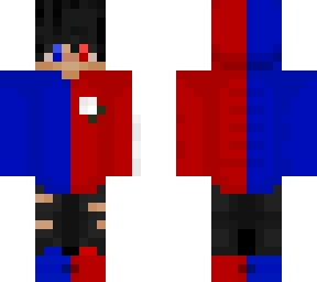 red and blue