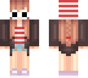 red beanie girl with clout glasses