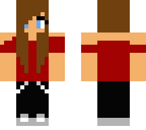 red teenage girl