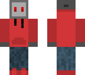 robot with hoodie