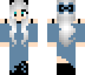 steel blue cat girl