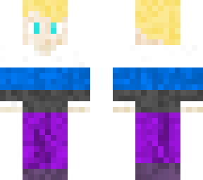 black, white, blue