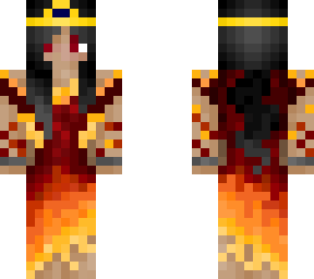 fire goddess hair+crown fix