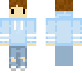personal light blue hoodie