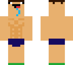 shirtless noob at beach