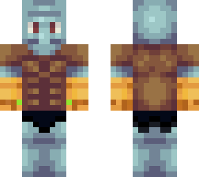 squidward with speedo and double gauntlet