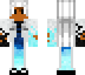 black fire and ice robed mage