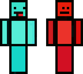 blue & red: skeepy & not skeppy