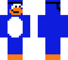 blue club penguin