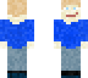 blue shirt german