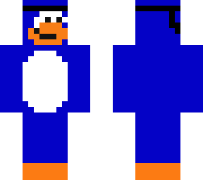 dark blue penguin
