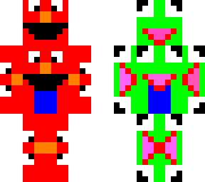 elmo and kermit