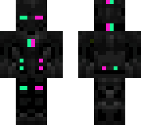 green/pink mech
