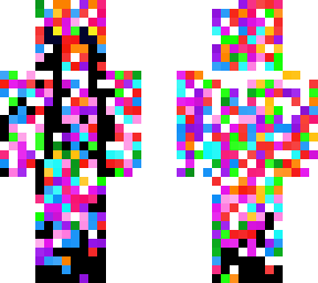 multicoloured pixels