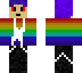 rainbow boy with wirless headphones