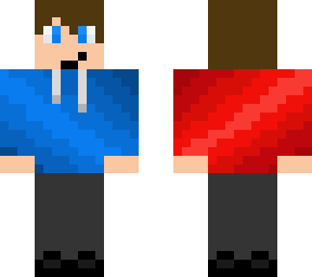 red and blue boy