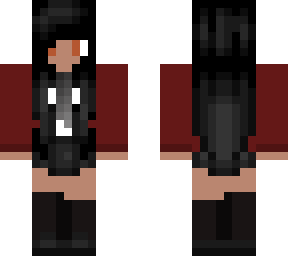 black hair high school girl