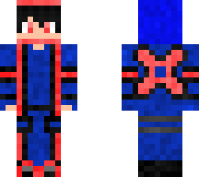 blue suit
