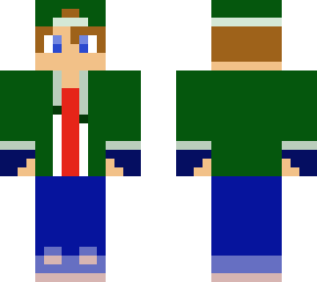 boy with green